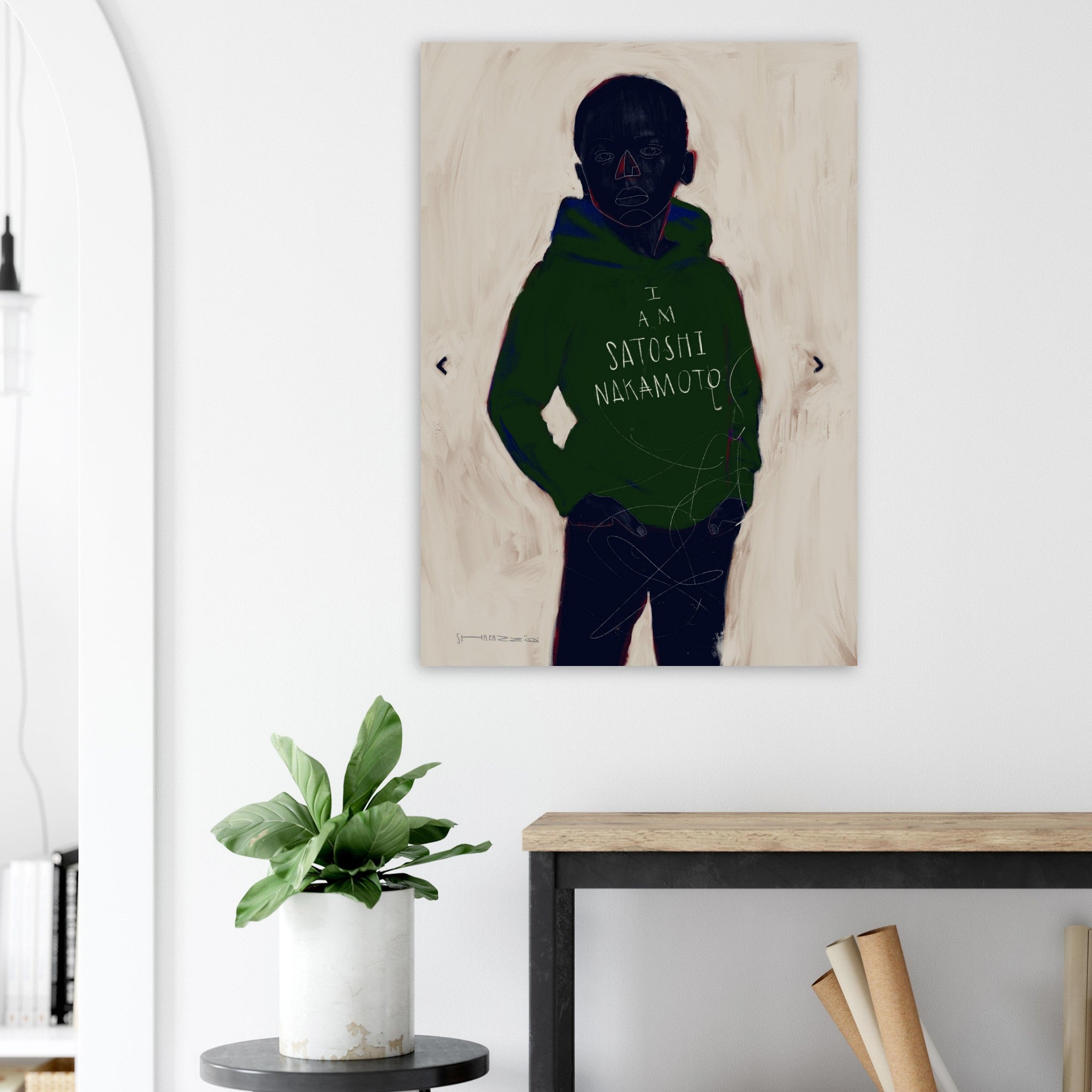 I Am Satoshi Nakamoto – Larkin Art & Co