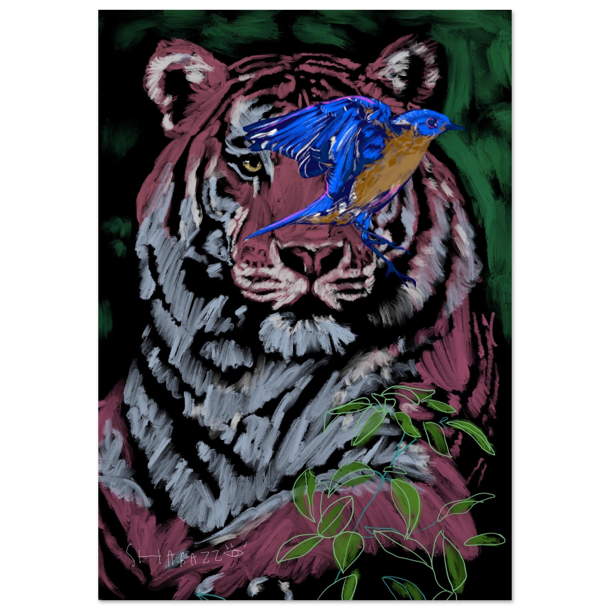 Blue Bird vs Tiger