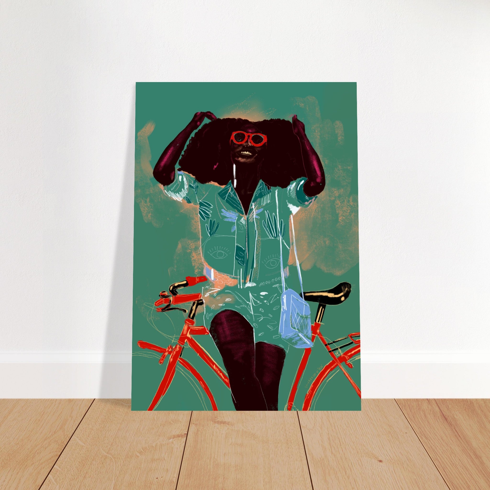 Woman with Bike