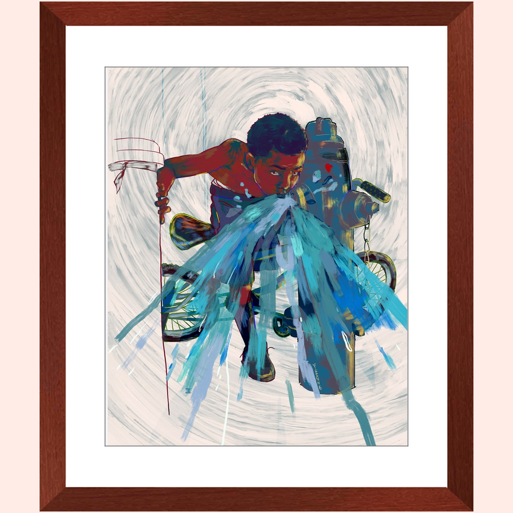 Framed: "Fountain of Youth" by Shabazz Larkin