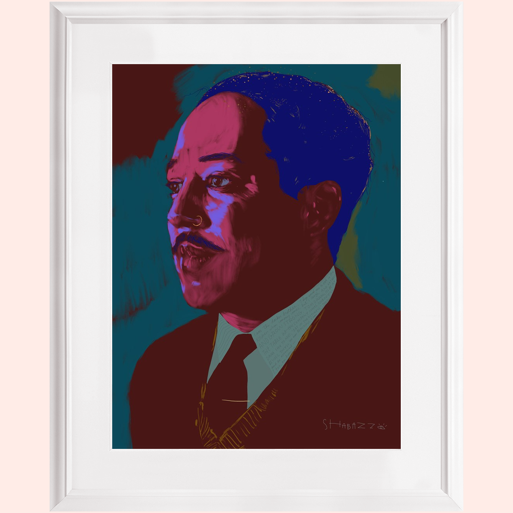 Framed: “Langston for the future” by Shabazz Larkin