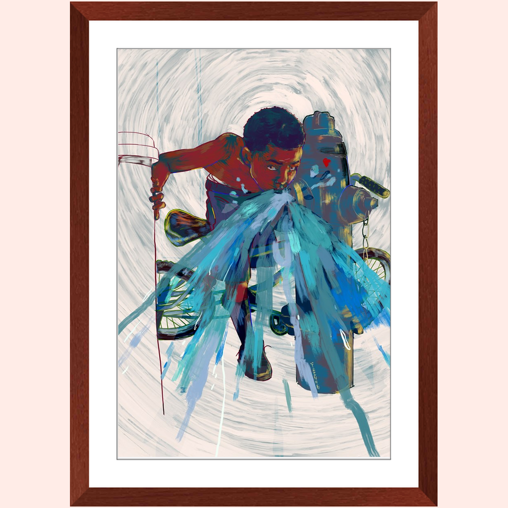 Framed: "Fountain of Youth" by Shabazz Larkin