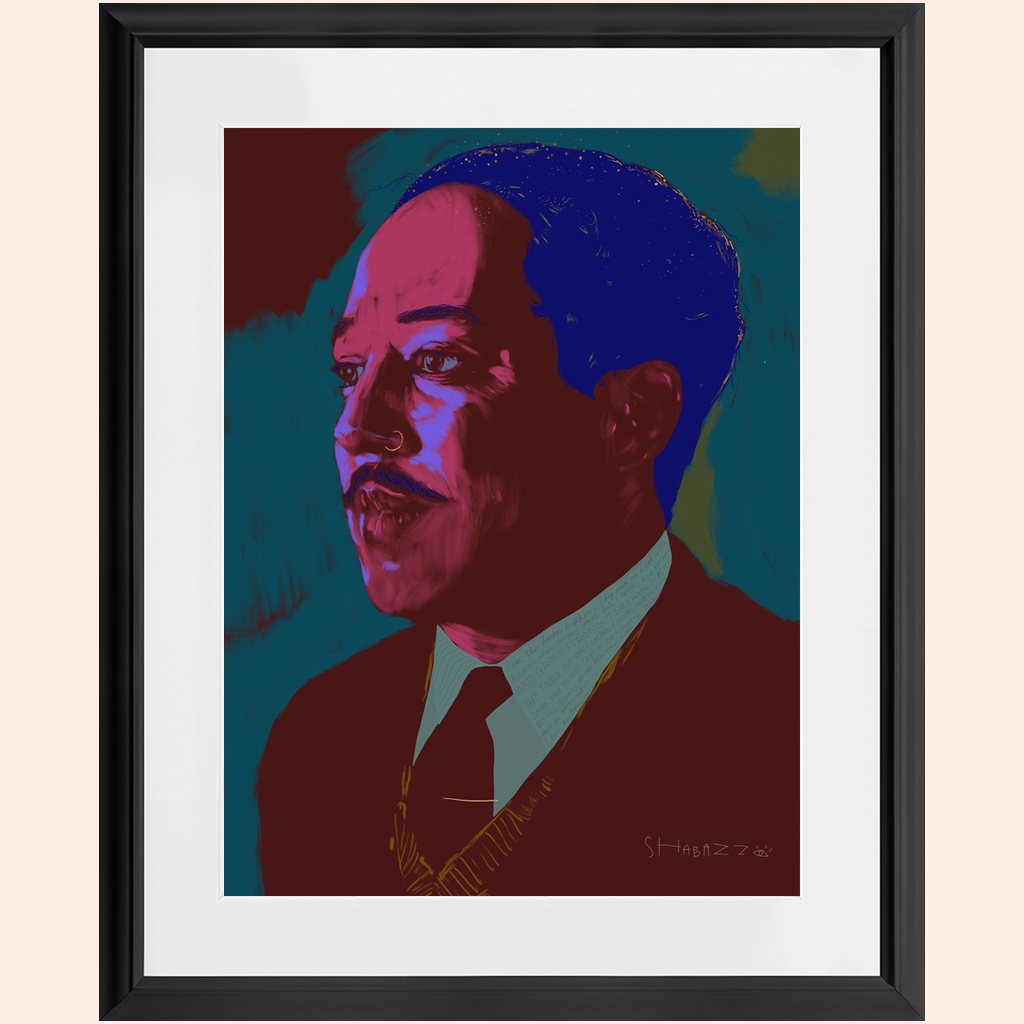 Framed: “Langston for the future” by Shabazz Larkin