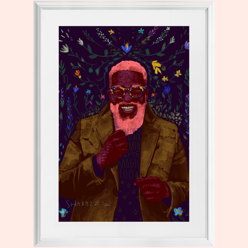 Framed: "Black Man Magic" by Shabazz Larkin