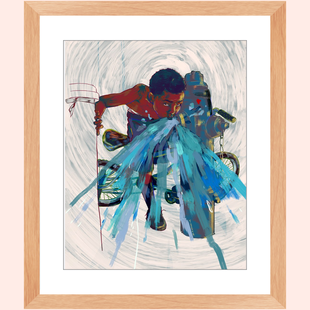 Framed: "Fountain of Youth" by Shabazz Larkin