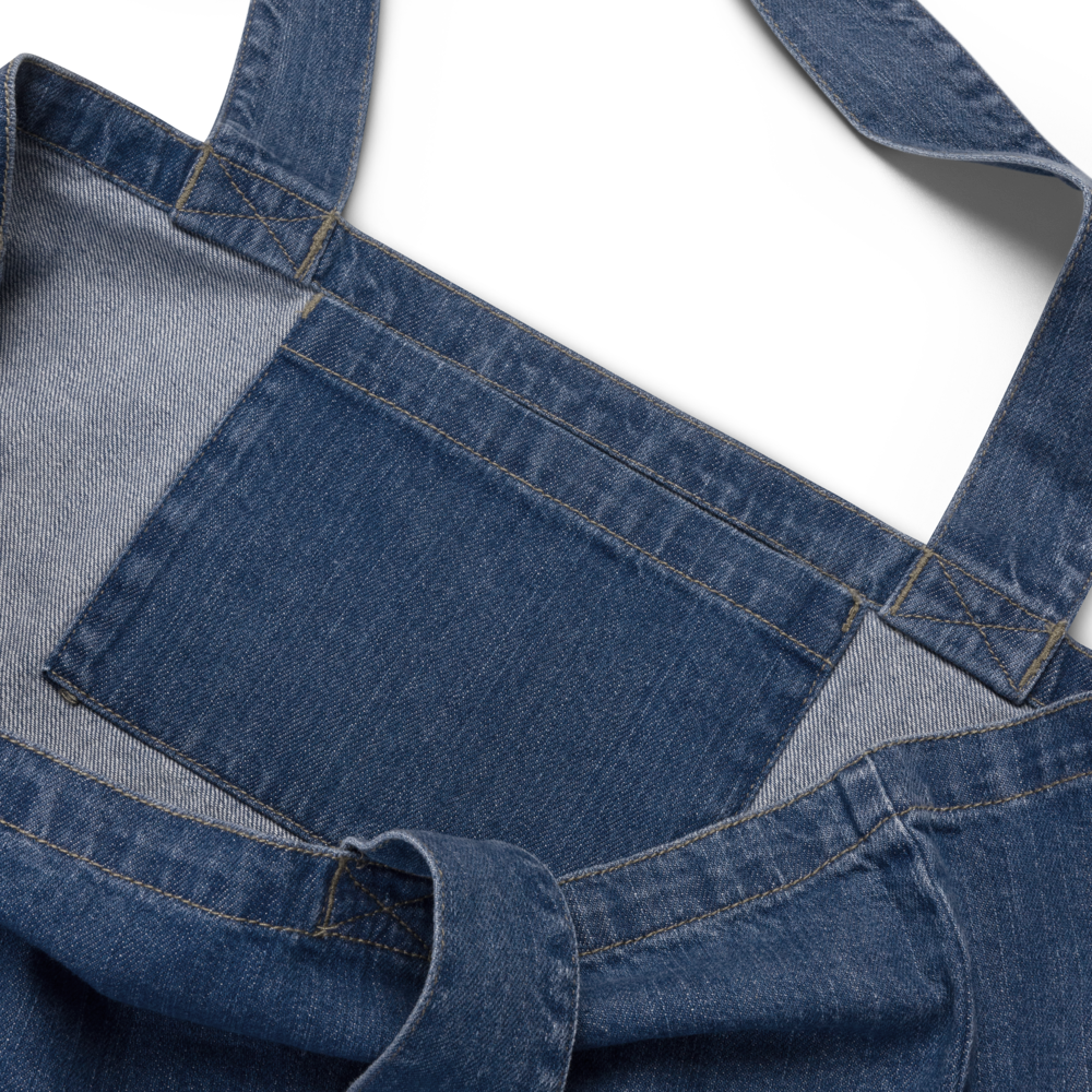 Support Black Nashville Tote - 615 Organic denim bag